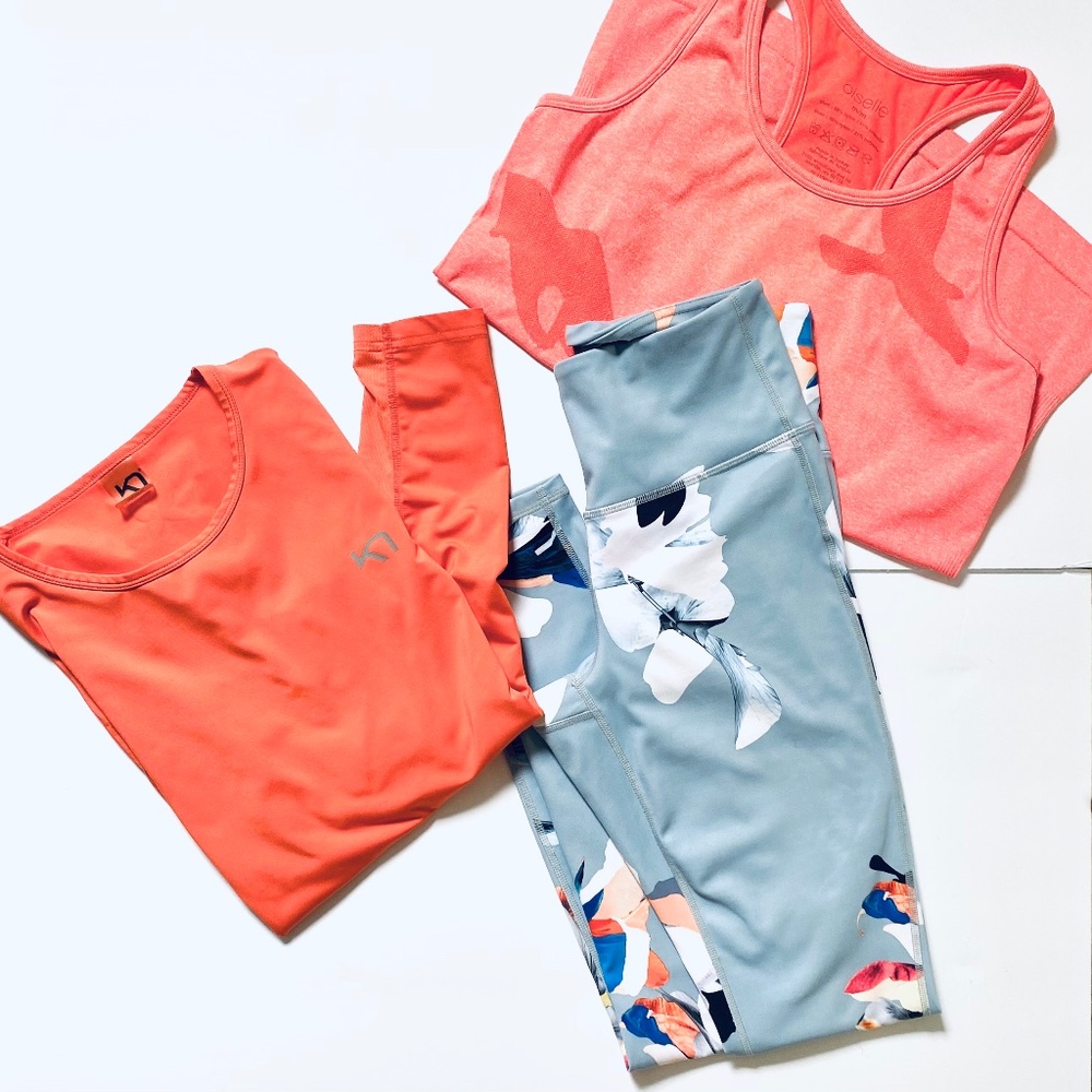 Athleisure bundle Oiselle, Athleta, Kari Traa